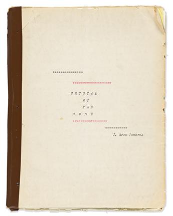 Pereira, Irene Rice (1902-1971) On Substance in Relation to Intellective Cognition, [and] Crystal of the Rose, Two Typed Manuscripts, 1